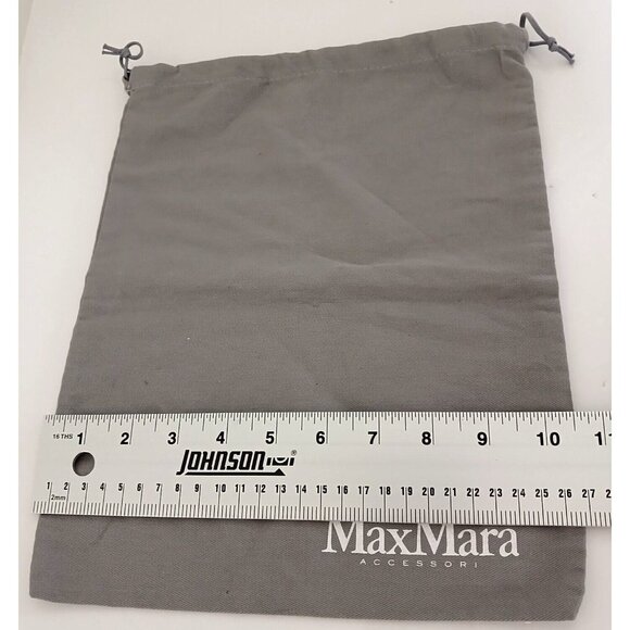 MAX MARA Dust Bag Lot of 3 Grey Beige Dustbags Medium Size Lot - Picture 9 of 13